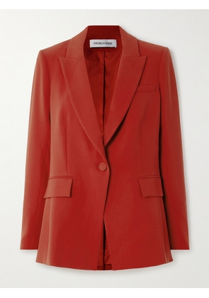Veronica Beard - Long And Lean Dickey Crepe Blazer - Red - US0,US2,US4,US6,US8,US10,US12,US14
