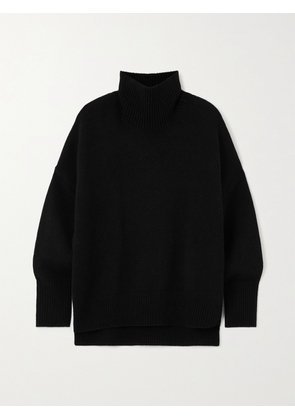 LISA YANG - Heidi Cashmere Turtleneck Sweater - Black - 01,2
