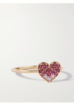 STONE AND STRAND - You're Making Me Blush 10-karat Gold Ruby Ring - 5,6,7,8