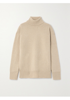 The Row - Stepny Oversized Wool And Cashmere-blend Turtleneck Sweater - Neutrals - x small,small,medium,large,x large