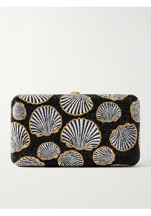 Judith Leiber Couture - Midnight Mollusk Crystal-embellished Metal Clutch - Black - One size