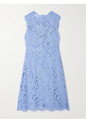 Dolce & Gabbana - Corded Lace Mini Dress - Blue - IT36,IT38,IT40,IT42,IT44,IT46,IT48,IT50