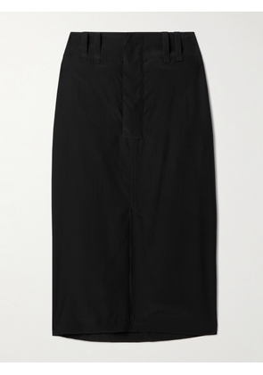 SAINT LAURENT - Silk Skirt - Black - FR 36,FR 38,FR 40