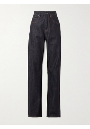 SAINT LAURENT - High-rise Straight-leg Jeans - Blue - 24,25,26,27,28,29,30