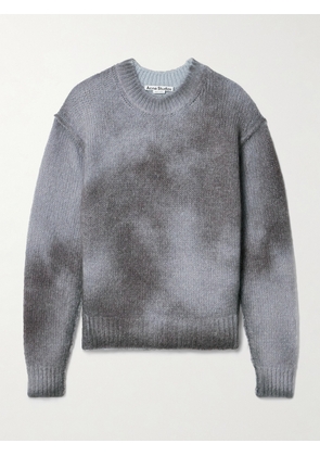 Acne Studios - Printed Knitted Sweater - Gray - xx small,x small,small,medium,large