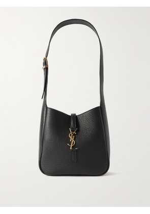 SAINT LAURENT - Le 5 À 7 Mini Textured-leather Shoulder Bag - Black - One size