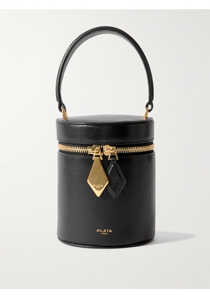 Alaïa - Cylindre Vanity Small Leather Tote - Black - One size