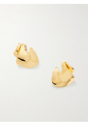 SAINT LAURENT - Gold-tone Clip Earrings - One size