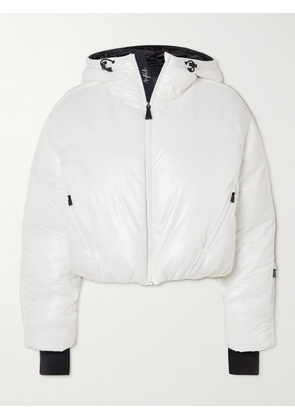 Aztech Mountain - Daisy Nuke Hooded Padded Metallic Down Ski Jacket - White - IT38,IT40,IT42,IT44,IT46,IT48