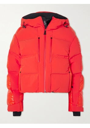 Aztech Mountain - Super Nuke Hooded Quilted Paneled Down Ski Jacket - Red - IT38,IT40,IT42,IT44,IT46,IT48