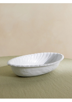 Astier De Villatte - Peggy Long Glazed Ceramic Salad Bowl - White - One size