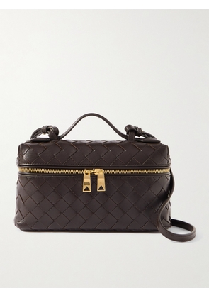 Bottega Veneta - Bang Bang Vanity Mini Intrecciato Leather Tote - Brown - One size