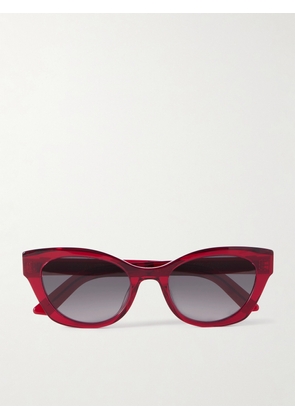 DIOR Eyewear - Diormidnight B2i Cat-eye Acetate Sunglasses - Red - One size