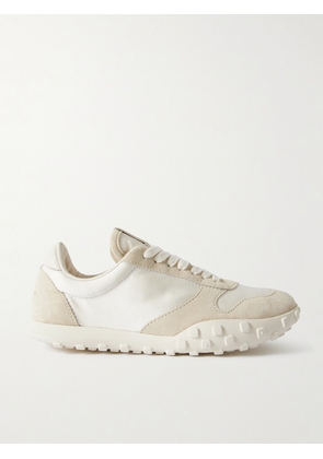 Jil Sander - Moon Suede And Shell Sneakers - Off-white - IT35,IT36,IT37,IT38,IT39,IT40,IT41