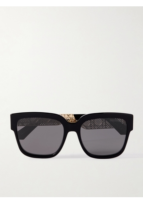 DIOR Eyewear - Diorésille S1i Square-frame Acetate And Gold-tone Sunglasses - One size