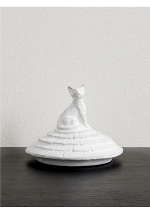 Astier De Villatte - Grand Chalet Large Ceramic Candle Lid - White - One size