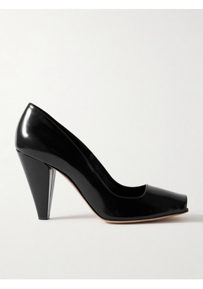 KHAITE - Cedar Glossed-leather Pumps - Black - IT36,IT37,IT37.5,IT38,IT38.5,IT39,IT39.5,IT40,IT40.5,IT41
