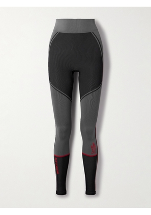 Moncler Grenoble - Stretch-knit Leggings - Black - small,medium,large