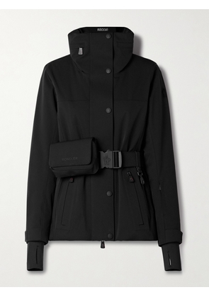 Moncler Grenoble - Hainets Belted Hooded Padded Ski Jacket - Black - 00,1,2,3,4,5