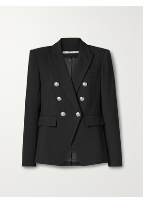 Veronica Beard - Miller Dickey Double-breasted Grain De Poudre Blazer - Black - US0,US2,US4,US6,US8,US10,US12,US14,US16