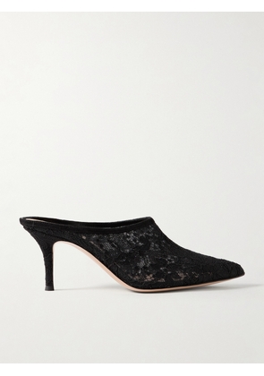 Gianvito Rossi - 70mm Corded Lace Mules - Black - IT35,IT35.5,IT36,IT36.5,IT37,IT37.5,IT38,IT38.5,IT39,IT39.5,IT40,IT40.5,IT41,IT41.5,IT42