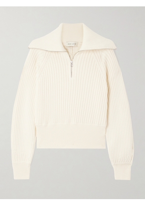 HIGH SPORT - Chester Ribbed Cotton-blend Sweater - Ivory - x small,small,medium,large,x large