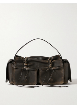 Acne Studios - Multipocket Leather Shoulder Bag - Brown - One size