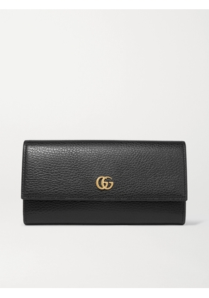 Gucci - + Net Sustain Textured-leather Continental Wallet - Black - One size