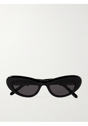 Loewe - Cat-eye Acetate Sunglasses - Black - One size