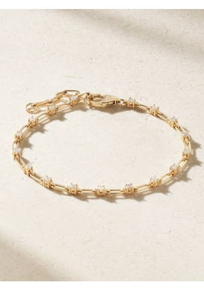 STONE AND STRAND - Flounce 14-karat Gold Diamond Bracelet - M