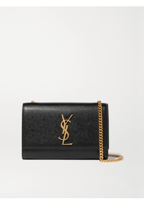 SAINT LAURENT - Kate Small Embossed-leather Shoulder Bag - Black - One size