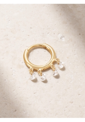 Persée - Bohème 18-karat Gold Diamond Single Hoop Earring - One size