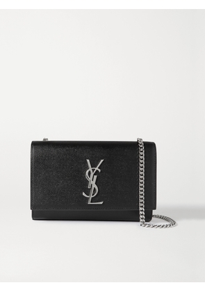 SAINT LAURENT - Kate Small Textured-leather Shoulder Bag - Black - One size