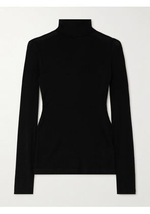 AGOLDE - Pascale Stretch-lyocell Turtleneck Top - Black - x small,small,medium,large,x large