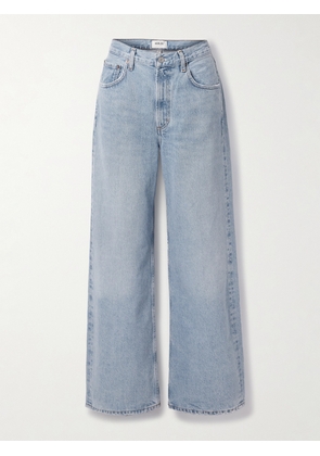 AGOLDE - Low Curve Mid-rise Wide-leg Jeans - Blue - 23,24,25,26,27,28,29,30,31,32