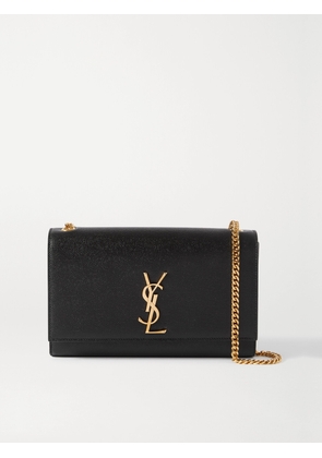 SAINT LAURENT - Kate Medium Embossed-leather Shoulder Bag - Black - One size