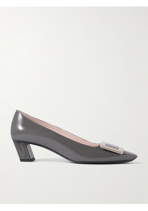 Roger Vivier - Belle Vivier 45 Patent-leather Pumps - Gray - IT36,IT36.5,IT37,IT37.5,IT38,IT38.5,IT39,IT39.5,IT40,IT40.5,IT41,IT41.5,IT42