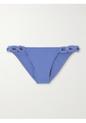 Eres - Ancre Abordage Embellished Bikini Briefs - Blue - FR 36,FR 38,FR 40,FR 42,FR 44
