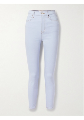 FRAME - + Carolina Herrera The Taper High-rise Skinny Jeans - Blue - 23,24,25,26,27,28,29,30,31,32