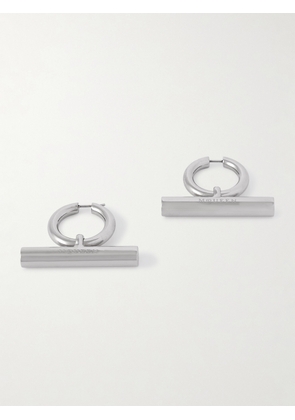 MCQUEEN - Silver-tone Hoop Earrings - One size