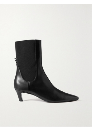 TOTEME - The Mid Heel Leather Chelsea Boots - Black - IT35,IT36,IT37,IT38,IT39,IT40,IT41,IT42