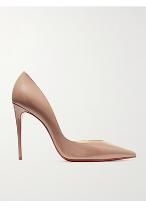 Christian Louboutin - Iriza 100 Patent-leather Pumps - Neutrals - IT34,IT34.5,IT35,IT35.5,IT36,IT36.5,IT37,IT37.5,IT38,IT38.5,IT39,IT39.5,IT40,IT40.5,IT41,IT41.5,IT42,IT42.5,IT43