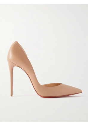 Christian Louboutin - Iriza 100 Leather Pumps - Neutrals - IT34,IT34.5,IT35,IT35.5,IT36,IT36.5,IT37,IT37.5,IT38,IT38.5,IT39,IT39.5,IT40,IT40.5,IT41,IT41.5,IT42