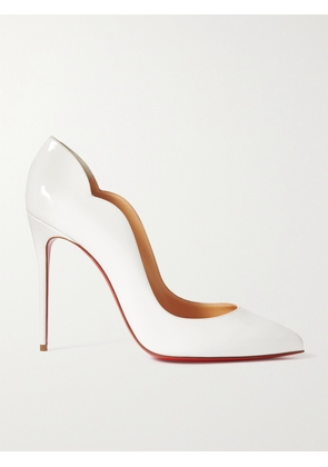 Christian Louboutin - Hot Chick 100 Patent-leather Pumps - White - IT34,IT34.5,IT35,IT35.5,IT36,IT36.5,IT37,IT37.5,IT38,IT38.5,IT39,IT39.5,IT40,IT40.5,IT41,IT41.5,IT42,IT42.5,IT43