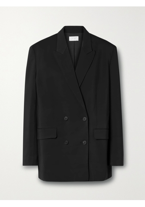 The Row - Essentials Tristana Double-breasted Twill Blazer - Black - US0,US2,US4,US6,US8,US10,US12,US14