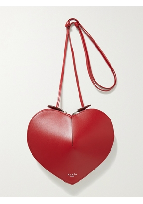 Alaïa - Le Coeur Leather Shoulder Bag - Red - One size