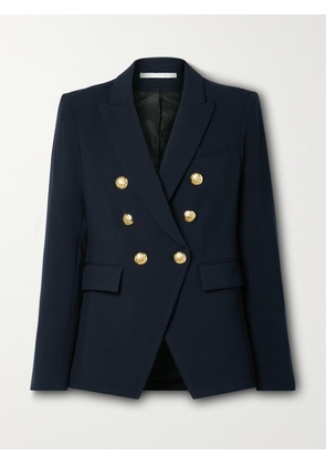 Veronica Beard - Miller Dickey Double-breasted Grain De Poudre Blazer - Blue - US0,US2,US4,US6,US8,US10,US12,US14,US16,US18
