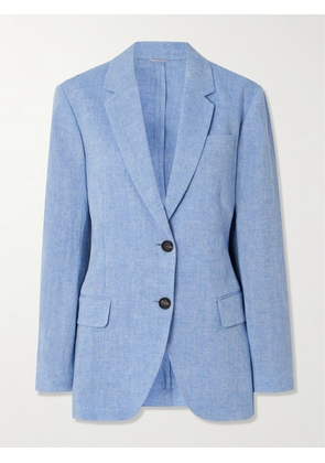 Brunello Cucinelli - Linen-blend Blazer - Blue - IT36,IT38,IT40,IT42,IT44,IT46,IT48,IT50