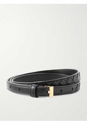 Bottega Veneta - Intrecciato Leather Belt - Black - 65,70,75,80,85,90,95