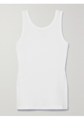 The Row - Essentials Frankie Organic Cotton-jersey Tank - White - x small,small,medium,large,x large